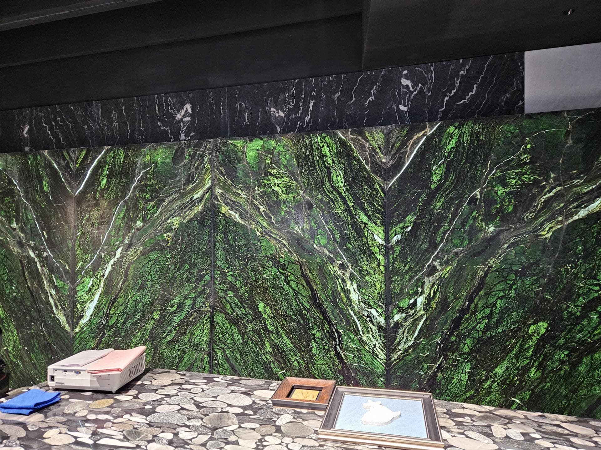 Deep Green Bookmatched